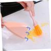 HAKIDZEL Mini Broom and Dustpan Set 4-Piece Pink Cleaning Tools for Desktop and Home Use Compact Sweeper for PET Hair and Keyboard Cleaning view 2