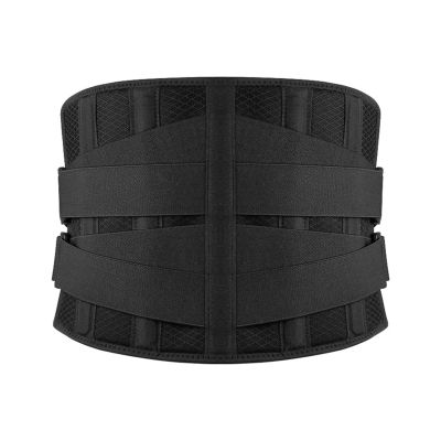 AFPSDLFJDLS Lower Back Brace with 6 Stays Anti-Skid Orthopedic Lumbar Support Breathable Waist Support Belt for Gym(X-Large)