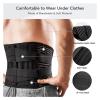 AFPSDLFJDLS Lower Back Brace with 6 Stays Anti-Skid Orthopedic Lumbar Support Breathable Waist Support Belt for Gym(X-Large) view 4