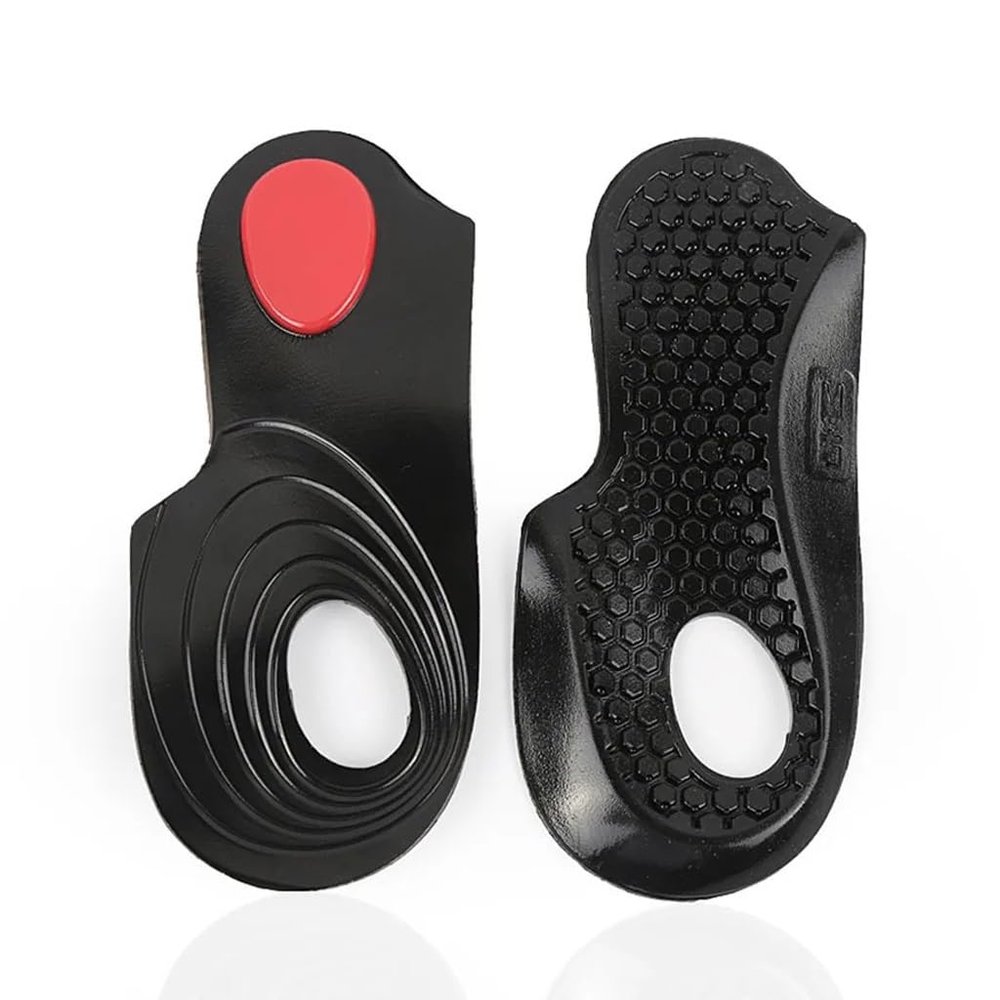 ONMYJFD 3/4 Length Orthopedic Insoles Flat Foot Orthotics Corrector Silicone Insoles Support Massaging Shoe Insole Pad(Large)