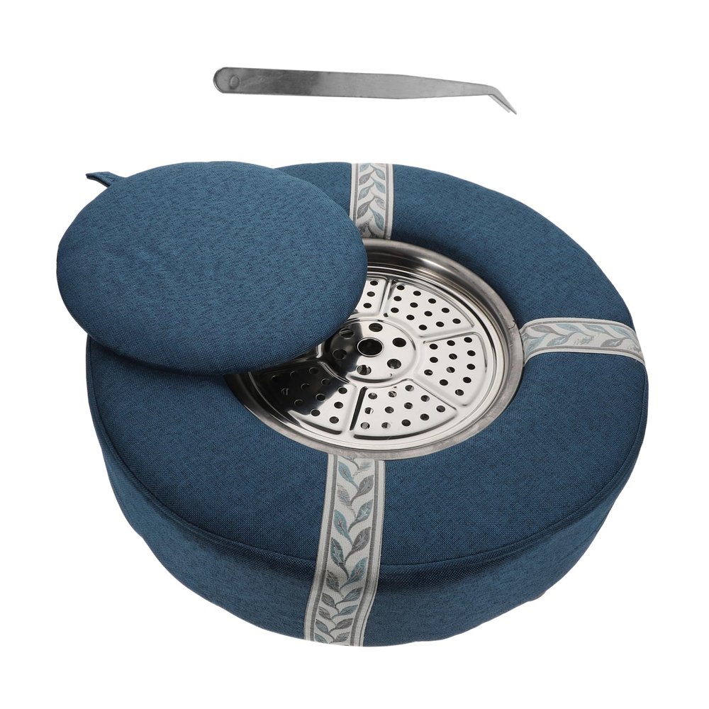 Beavorty Moxa Cushion Set Multi-Functional Smokeless Heat Pad Stool for Home Use Adjustable Temperature Control Comfortable Seating for Relaxation and Therapy