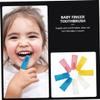 ORFOFE 12pcs Finger Toothbrush Soft Silicone Oral Care Tool for Boy Girl and Toddlers Gentle Tongue Cleaner for Teeth and Gum Hygiene view 4