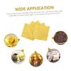 VINTORKY 500pcs Gold Aluminium Foil Wrapping Paper for Chocolate Packaging Food Grade Foil Paper for Sweets for Parties Weddings Birthdays and Events view 3