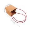 Abaodam 4pcs Kraft Paper Flower Boxes for Arrangements with Handles Reusable Floral Bags for Succulent Plants and Bouquets for Weddings and Special Occasions view 2