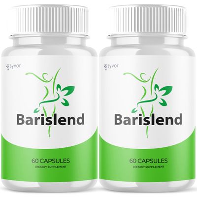 (2 Pack) Barislend Capsules, Official Barislend Pink Salt Pills with All Natural Ingredients, Bari-Slend Advanced Formula Vitamin Pills for Health and Wellness Support for Men and Women (120 Capsules)