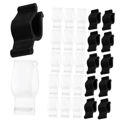 NOLITOY 60pcs Leakproof Cosmetic Bottle Pump Clips Secure Dispenser Locks for Makeup Removal Cleansing Oils Durable Pp Plastic Easy Install Versatile Fit