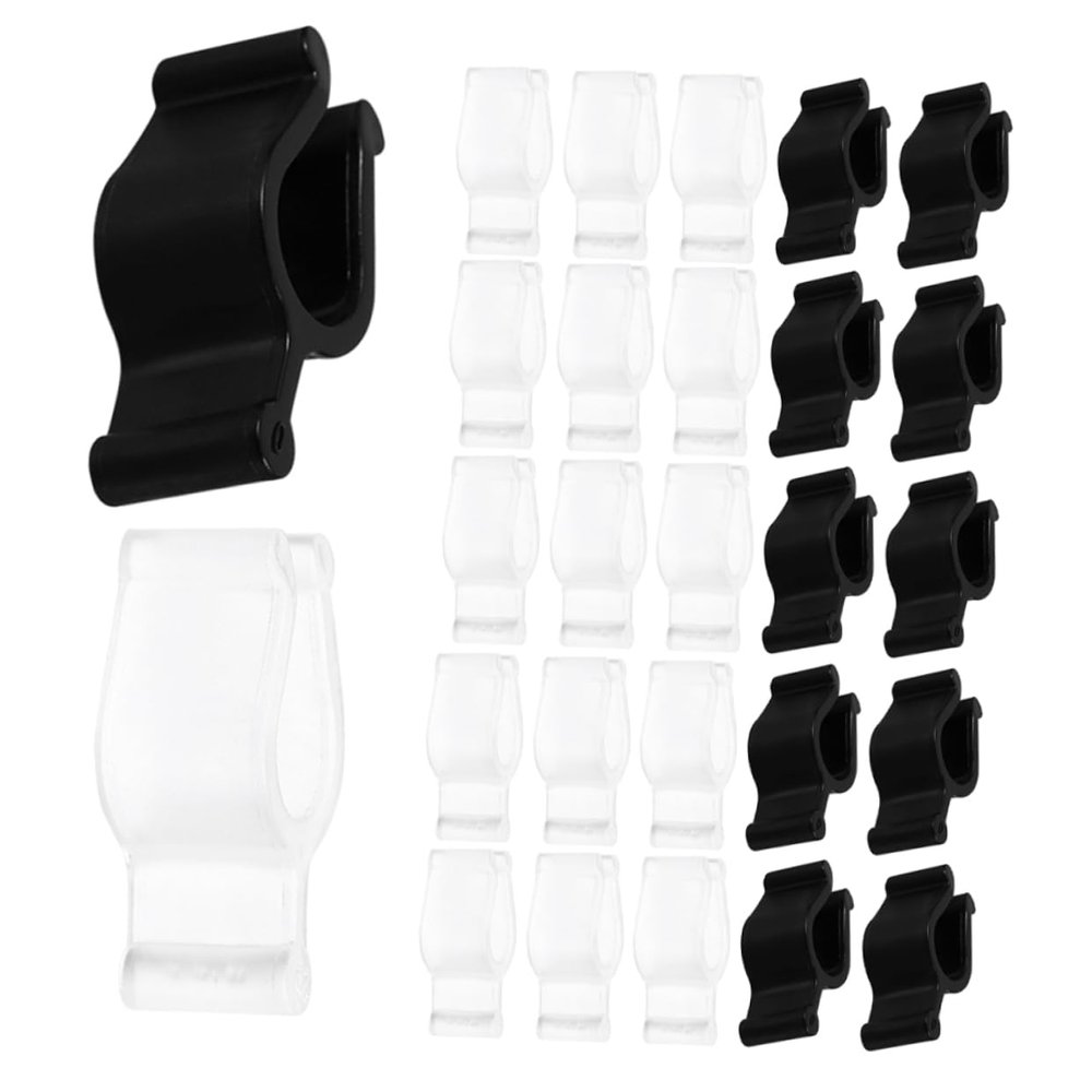 NOLITOY 60pcs Leakproof Cosmetic Bottle Pump Clips Secure Dispenser Locks for Makeup Removal Cleansing Oils Durable Pp Plastic Easy Install Versatile Fit