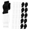 NOLITOY 60pcs Leakproof Cosmetic Bottle Pump Clips Secure Dispenser Locks for Makeup Removal Cleansing Oils Durable Pp Plastic Easy Install Versatile Fit view 1