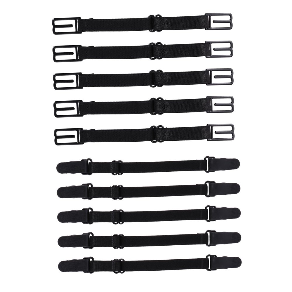 Ipetboom 10 Pcs Adjustable Flexible Ear Straps for Masks Nonslip Bra Straps Elastic Extenders for Comfortable Fit for Daily Use and Travel