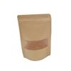 CIYODO 25pcs Food Grade Packing Bags with Window Zipper Self Sealing Pouches for Dried Food Tea Candy Snacks Stand Up Design view 1