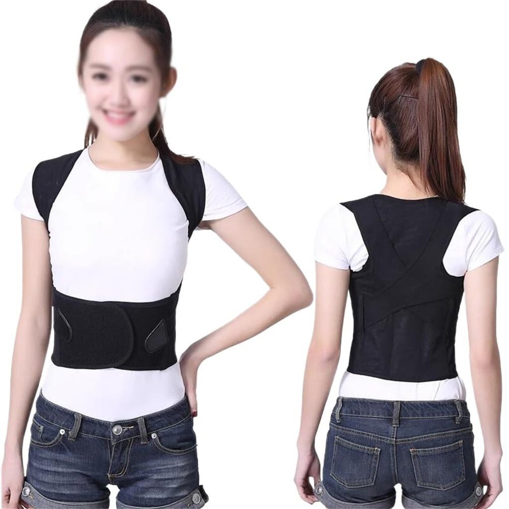 AFPSDLFJDLS Spinal sitting position correction straight correction device waist protection correction hunchback belt adult(XX-Large)