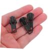 OSALADI 10pcs Heavy Duty Zipper Head Replacement Kit for Coats Jackets Pants and Luggage Universal Metal Zipper Pull Tabs for Easy Repair view 4