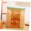 Cabilock Bread Pack Bags 50 Pcs Kraft Paper Brown for Loaf Storage view 3