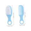 DEARMAMY 5sets Boy Girl Grooming Kit Newborn Hair Brush Comb Soft Scalp Comb Bath Brush Cradle Cap Removal Boy Girl Grooming Tool Bright Colors view 2