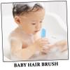 DEARMAMY 5sets Boy Girl Grooming Kit Newborn Hair Brush Comb Soft Scalp Comb Bath Brush Cradle Cap Removal Boy Girl Grooming Tool Bright Colors view 3
