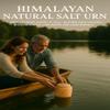 Himalayan Salt Urn for Ashes Medium Cylinder Shape, 96 Cu in Biodegradable Cremation Urn, Eco-Friendly view 3