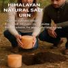 Himalayan Salt Urn for Ashes Medium Cylinder Shape, 96 Cu in Biodegradable Cremation Urn, Eco-Friendly view 4