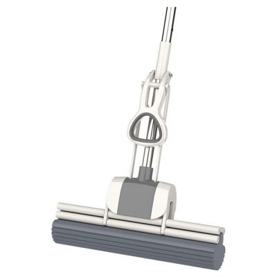 Aqur2020 Lightweight Squeeze Roller Mop for Effortless Floor , Self Squeeze Sponge Mop for Home, Office, Stores
