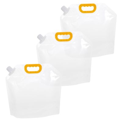 SMASOLO 3-Pack 5L Cold Plunge Bags Portable No-Leak Containers for Athletes and Home Use Collapsible Water Storage for Sports and Camping
