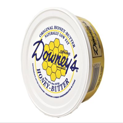 AmishTastes Downey's All-Natural Honey Butter Variety Pack, Includes Original & Cinnamon Flavors, 16 Oz.