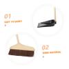 CHILDWEET Efficient Dust Removal Broom and Pan Set Soft Bristles Home Keeping Supplies view 3