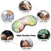 Sleep Mask for Sleeping with Adjustable Strap Sleep Mask for Side Sleeper Soft Spring Happy Easter Holiday Breathable Eye Cover for Night Sleep Work Nap view 4
