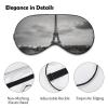 Sleep Mask for Sleeping with Adjustable Strap Sleep Mask for Side Sleeper Soft Eiffel Tower with Rose Breathable Eye Cover for Night Sleep Work Nap view 3