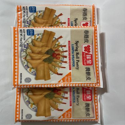 Wei-Chuan Spring Roll Pastry Lumpia Wrapper 11 OZ per Pack (3-Packs)
