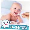 OUNONA 30Pcs Baby Tongue Cleaner Set Soft Infant Toothbrush for Oral Cleaning Gentle Tongue Brush for Newborns for Baby Oral Hygiene view 2