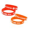 ADOCARN 4pcs Silicone Medical Alert Bracelet for Boy Girl Peanut Allergy Wristbands Durable Pvc Hand Strap Comfortable Fit for Boy Girl Random Colors Included view 1