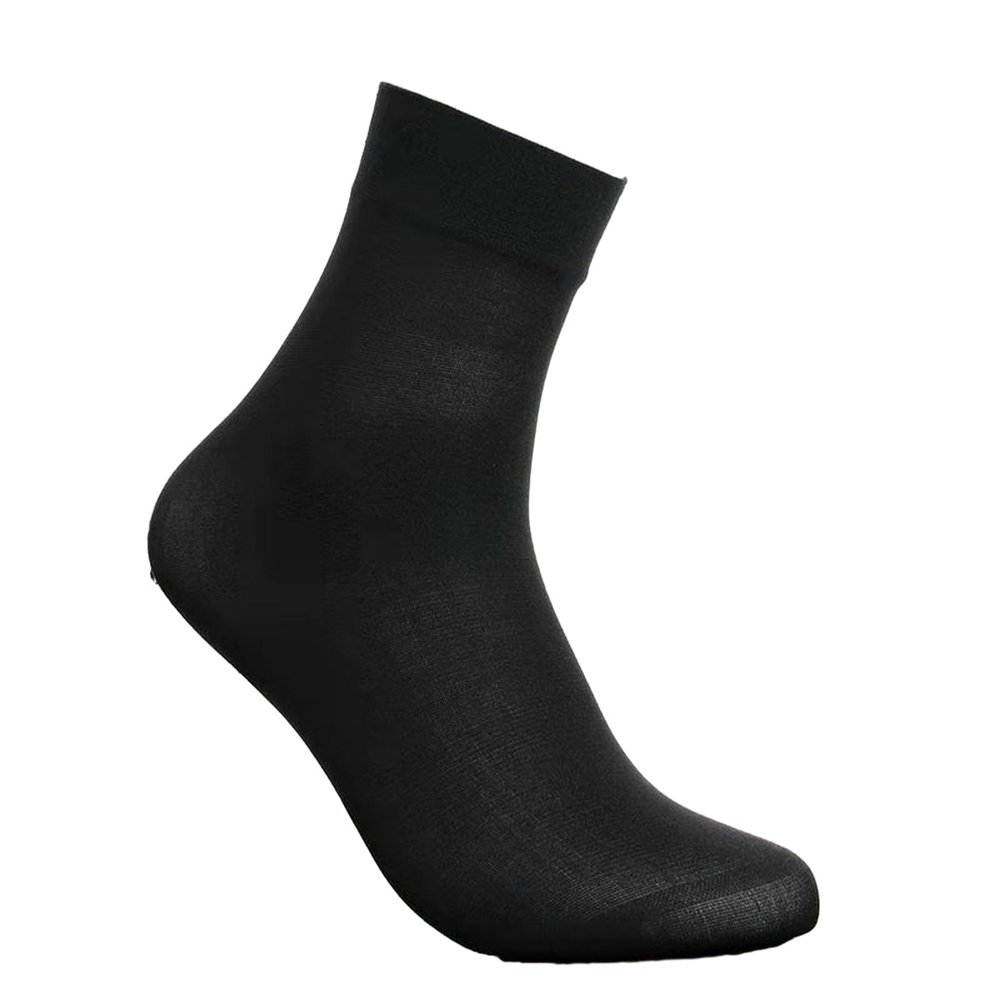 10 pairs - Women's summer thin, simple, comfortable, breathable, anti-hook invisible socks - Men's stockings [black]