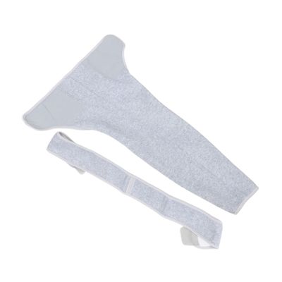 DECHOUS Shoulder Brace for Torn Cuff Adjustable Compression Sleeve for Relief Extended Design for Full Coverage Support Fitness and Sports Light Grey