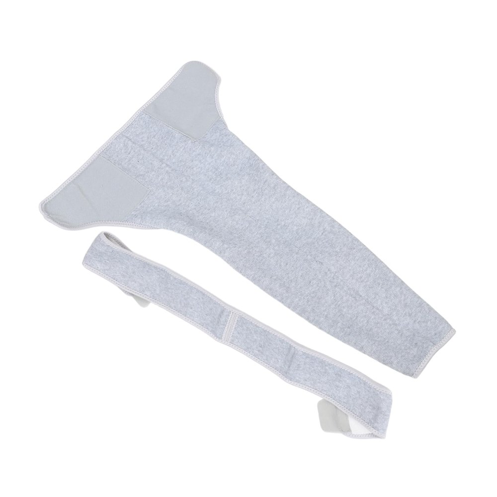 DECHOUS Shoulder Brace for Torn Cuff Adjustable Compression Sleeve for Relief Extended Design for Full Coverage Support Fitness and Sports Light Grey