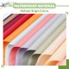 uxcell 20 Sheets Flower Wrapping Paper, 21.5" x 21.5" Waterproof Floral Bouquet Wrapping Papers Florist Supplies for Wedding Party Gift Packaging DIY Crafts, Light Orange view 4