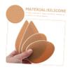 Healvian 2 Pairs High-Heel Shoe Sole Non-Slip Pads Self-Adhesive Noise Reduction Grip Protectors Sturdy Waterproof Cushioning for Women 4 Pieces view 3
