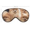 Sleep Mask for Sleeping with Adjustable Strap Sleep Mask for Side Sleeper Soft Pomeranians Puppies Breathable Eye Cover for Night Sleep Work Nap view 2