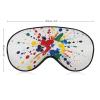 Sleep Mask for Sleeping with Adjustable Strap Sleep Mask for Side Sleeper Soft Paint Drops Splattered on A White Background Breathable Eye Cover for Night Sleep Work Nap view 2