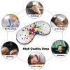 Sleep Mask for Sleeping with Adjustable Strap Sleep Mask for Side Sleeper Soft Paint Drops Splattered on A White Background Breathable Eye Cover for Night Sleep Work Nap view 4