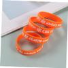 KESYOO 4pcs Silicone Bracelet Boy Girl Safety Medical Alert Wristband for Boys Girls PVC Decorative Wristbands view 4