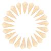 ELAYARD 50pcs Disposable Ice Cream Wood Cones Candy Packing Cones for Parties Weddings and Appetizers Safe Dessert Holders view 1