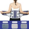 BIOMICE Waist Support Lumbar Back Brace Waist Back Posture Corrector with 3 Waist Pads Massage Shaper Belt Lumbar Support Belt(Black,M) view 4