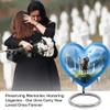 Casketique American Native Funeral Urns for Adult Male 1 Large 4 Keepsake - Memorial Burial Cremation Urns for Adult Ashes Women - Blue Memorial Container for Human Ashes - 8 & 3 Inch view 3