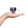 Casketique American Native Tiny Memorial Urns for Human Ashes Adult Man - Mini Burial Urn for Ashes for Women - Keepsake Blue Cremation Urn for Mom - Small Funeral Urns for Adult Human - 3 Inch view 3