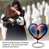 Casketique American Native Tiny Memorial Urns for Human Ashes Adult Man - Mini Burial Urn for Ashes for Women - Keepsake Blue Cremation Urn for Mom - Small Funeral Urns for Adult Human - 3 Inch view 4