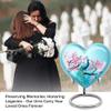 Remembrate Peacock Human Urns for Ashes Adult Female - Pink Flowers Urns for Ashes for Mom and Dad 8 Inch, 4 Keepsake Combo - Blue Adult Human Urn for Mother and Father Remains view 4