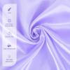 FXKS 50 PCS Lavender Square Satin Cloth Napkins, 20 X 20 Inch view 4