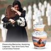 Casketique Lion Cremation Urns for Adult Ashes Women - Small Brown Funeral Urns for Adult Male - Keepsake Sunset Burial Urn for Father - Mini Memorial Urn for Human Ashes Male & Female - 3 Inch view 4