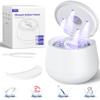 45kHz Ultrasonic Retainer Cleaner, 200ML Dental Cleaning Pod for Dentures, Mouth Guards, Braces, Aligner, Toothbrush Jewelry and More, UV Denture Cleaner with 4 Modes & Digital Timer - White view 1