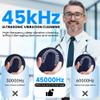 45kHz Ultrasonic Retainer Cleaner, 200ML Dental Cleaning Pod for Dentures, Mouth Guards, Braces, Aligner, Toothbrush Jewelry and More, UV Denture Cleaner with 4 Modes & Digital Timer - White view 3