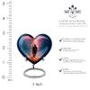 Casketique American Native Cremation Urn for Human Ashes Adult Male Set of 1 Large & 1 Keepsake - Memorial Funeral Urn for Ashes for Women Set of 2-8 & 3 Inch Combo view 3